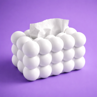 Bubble tissue box